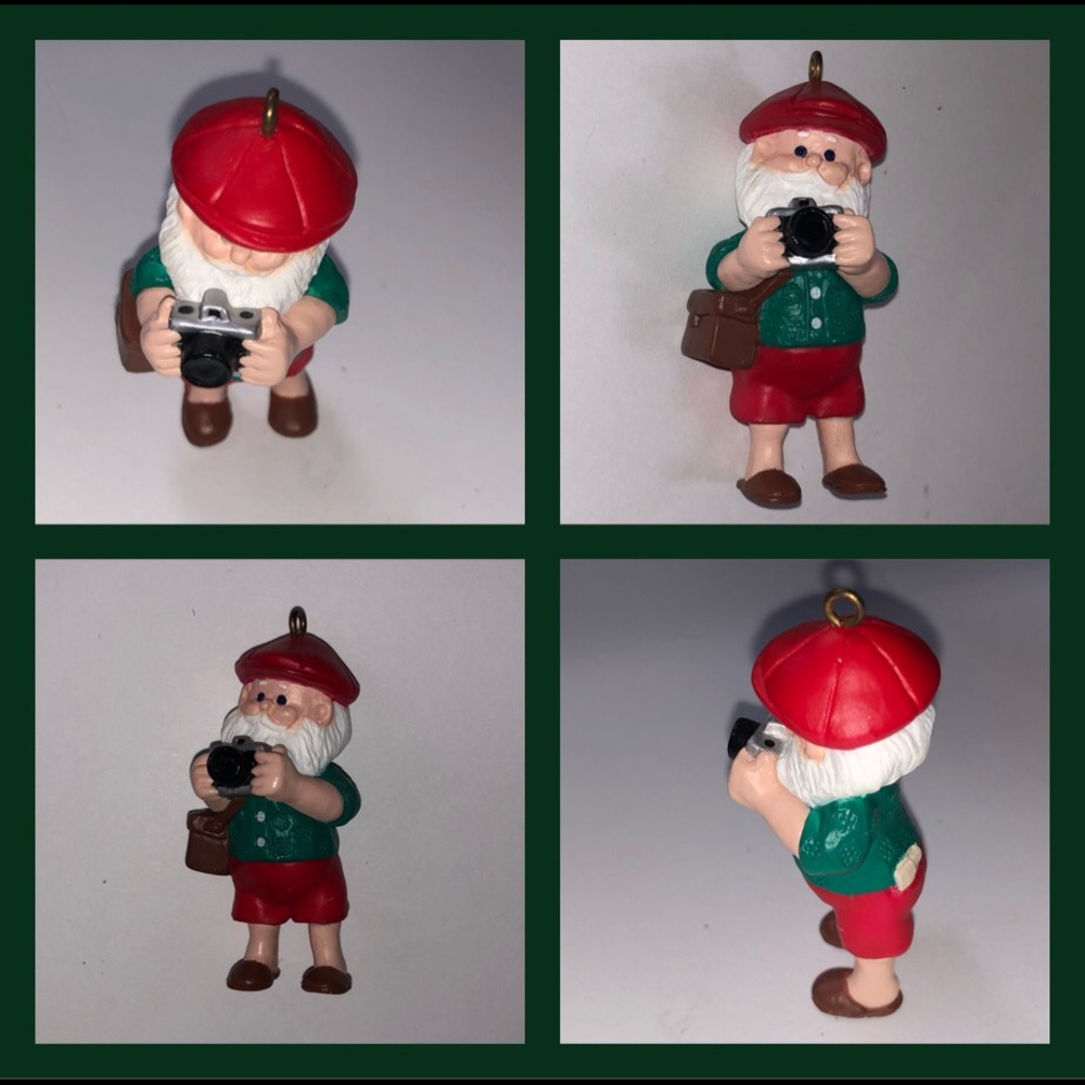 HALLMARK: CAMERA CLAUSE Handcrafted Ornament NIB